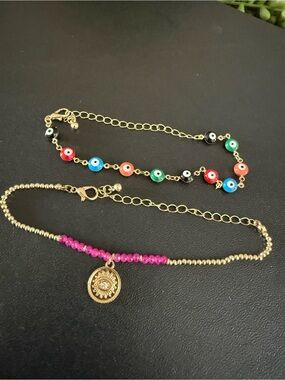 Set of 2 Evil Eye Bracelets